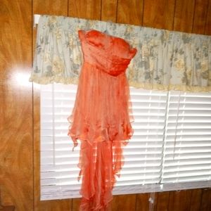 Formal dress peach size small
